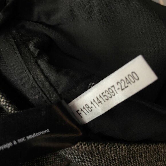 FILIPPA K Herringbone Wool Pencil-like Office Academia Grey Mini Skirt sz M - Picture 7 of 7